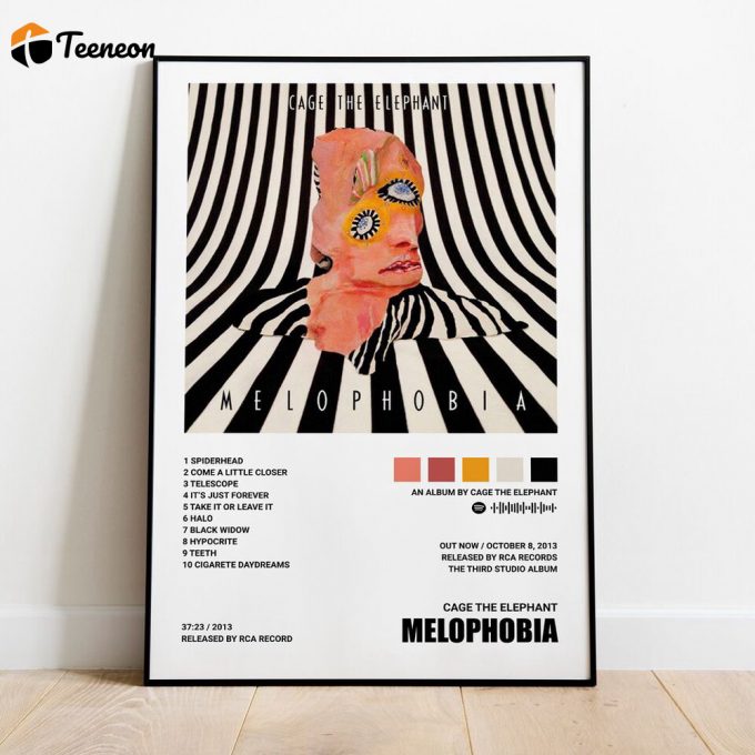 Cage The Elephant Poster For Home Decor Gifts Melophobia Poster For Home Decor Gift 1