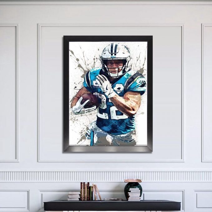 Christian Mccaffrey Poster: Home Decor Gift For Carolina Panthers Fans 3