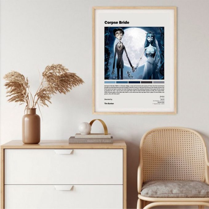 Corpse Bride | Tim Burton | Minimalist Vintage Movie Poster For Home Decor Gift 2