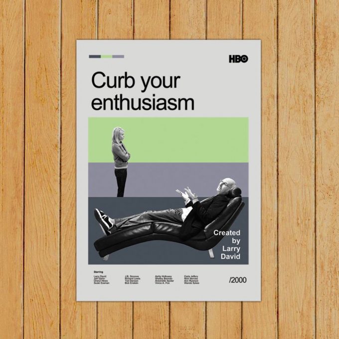 Curb Your Enthusiasm Poster For Home Decor Gift Art Print Comedy Sitcom L 2