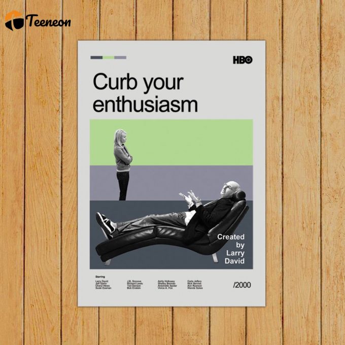 Curb Your Enthusiasm Poster For Home Decor Gift Art Print Comedy Sitcom L 1
