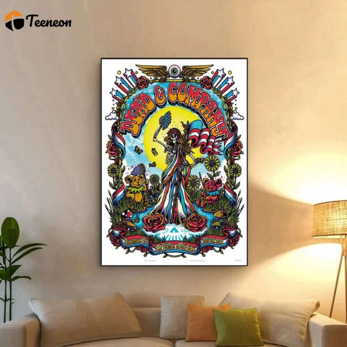 Dead And Company Poster For Home Decor Gift, Dead And Company 2022 Tour Poster For Home Decor Gift 1