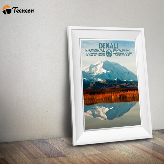 Denali National Park Poster For Home Decor Gift 1