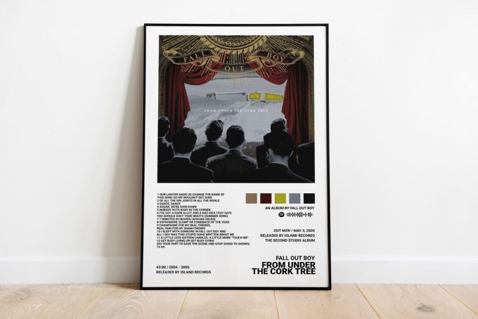 Fall Out Boy Poster For Home Decor Gifts / From Under The Cork Tree Poster For Home Decor Gift 2