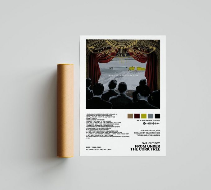 Fall Out Boy Poster For Home Decor Gifts / From Under The Cork Tree Poster For Home Decor Gift 3