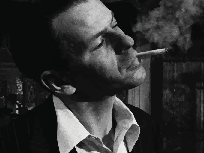 Vintage Frank Sinatra Smoking Poster: Perfect Home Decor Gift 4