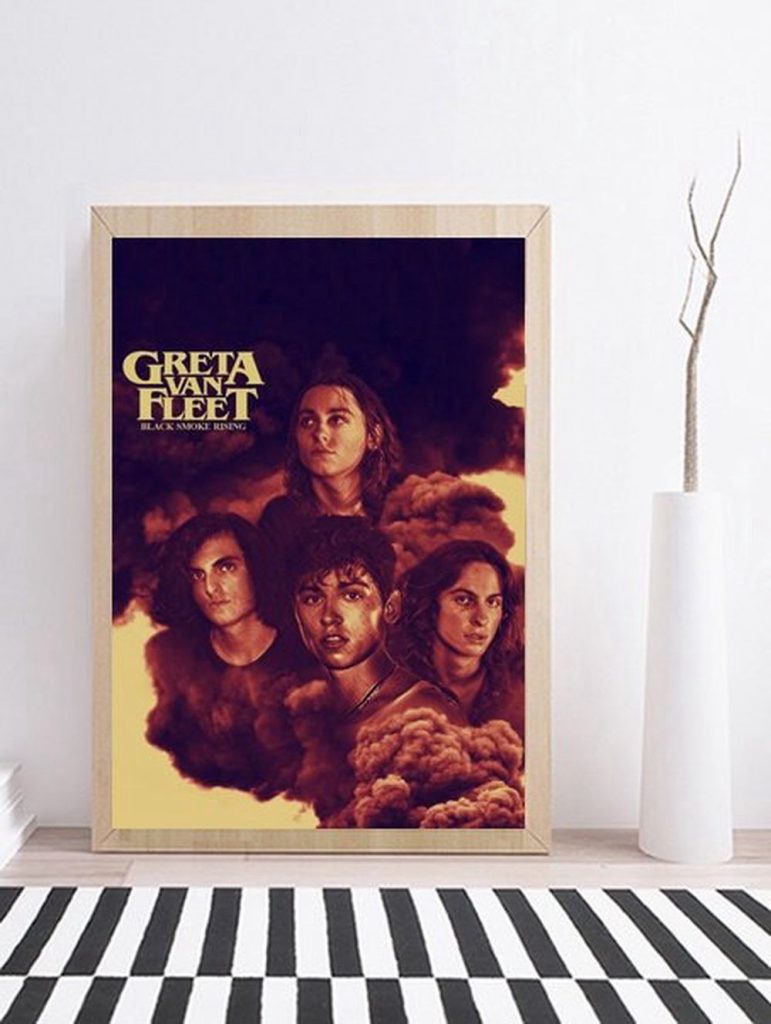 Greta Van Fleet Canvas Poster: Perfect Home Decor Gift 10