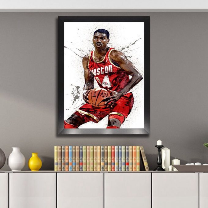 Hakeem Olajuwon Poster: Stylish Houston Rockets Home Decor Gift 2