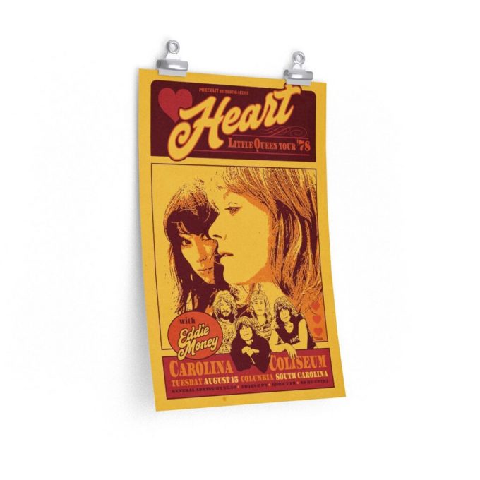 Heart Concert Poster For Home Decor Gift 2