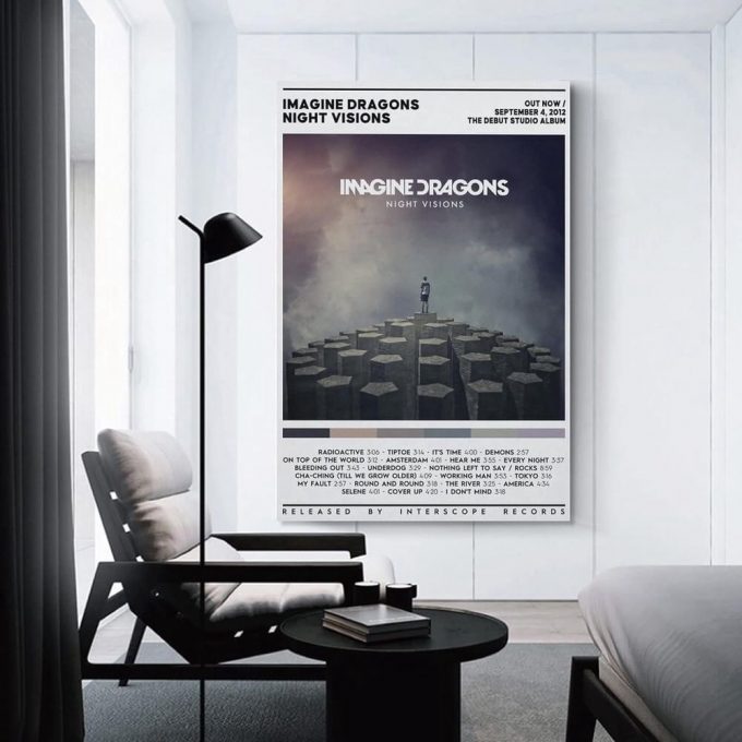 Imagine Dragons Night Visions Poster – Engaging Home Decor Gift For Bedroom Decoration 2
