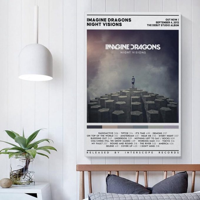 Imagine Dragons Night Visions Poster – Engaging Home Decor Gift For Bedroom Decoration 3