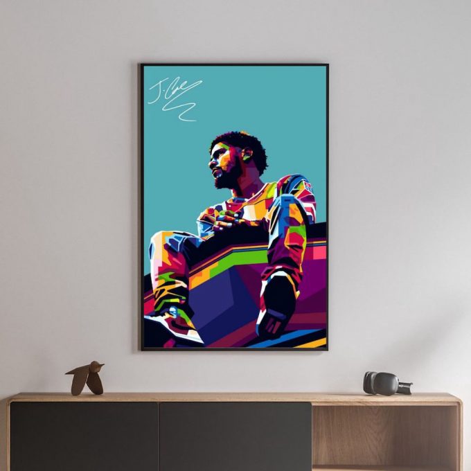 J Cole Abstract Poster For Home Decor Gift From Forest Hills Poster For Home Decor Gift 2