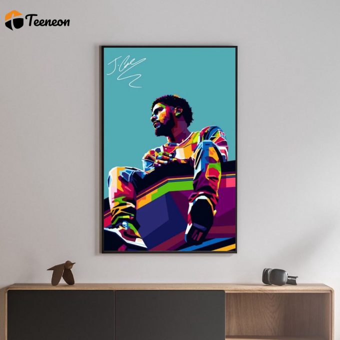 J Cole Abstract Poster For Home Decor Gift From Forest Hills Poster For Home Decor Gift 1