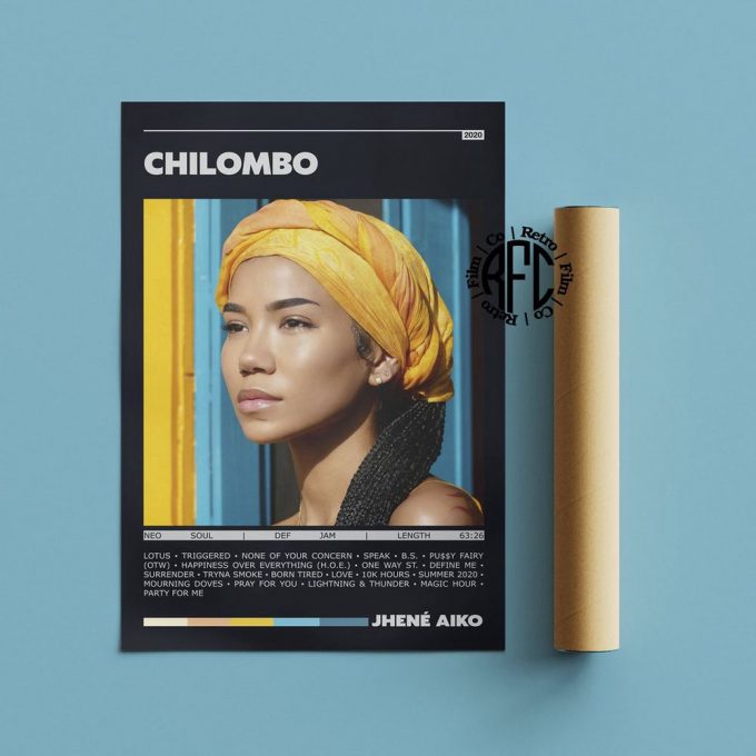 Jhene Aiko Chilombo Poster For Home Decor Gift 2