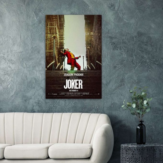 Joker Movie Premium Matte Paper Poster For Home Decor Gift, Classroom Movie Art Exhibition Poster For Home Decor Gift 6