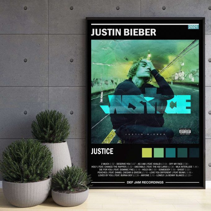 Justin Bieber - Justice - Album Poster For Home Decor Gift | 2