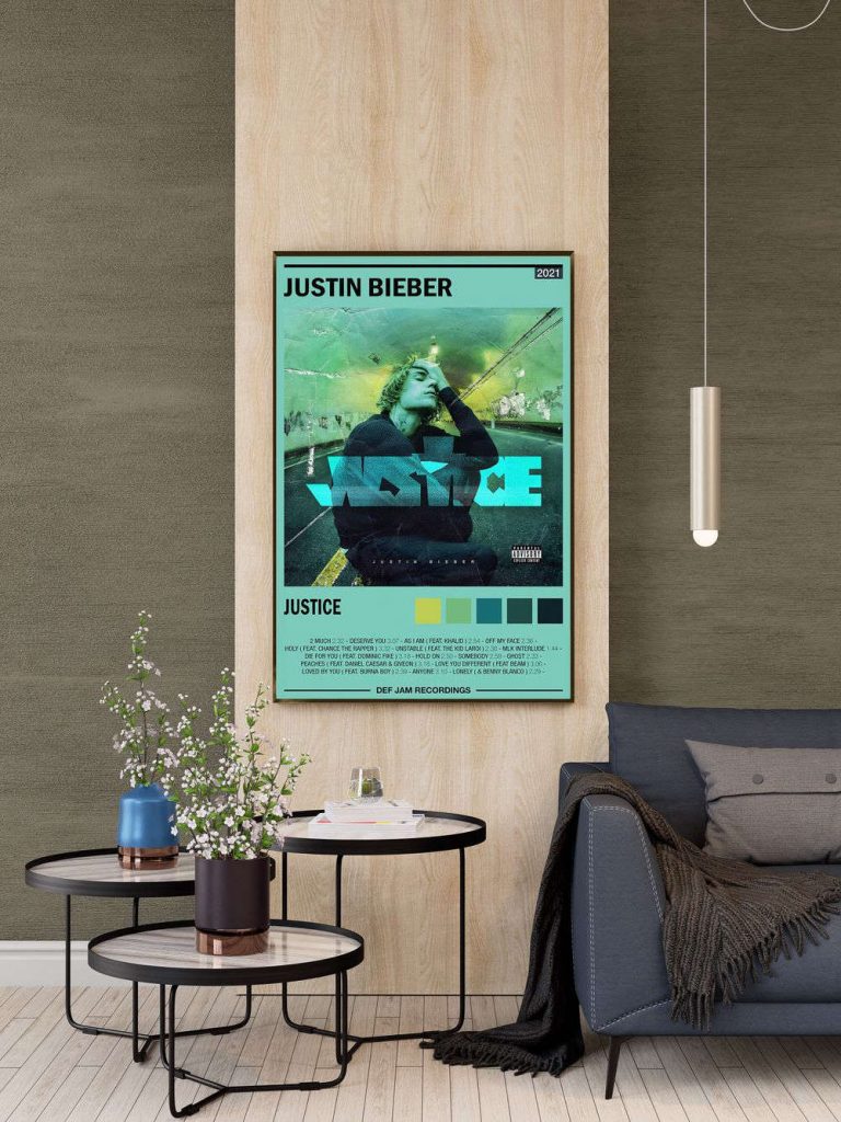 Justin Bieber - Justice - Album Poster For Home Decor Gift | 8