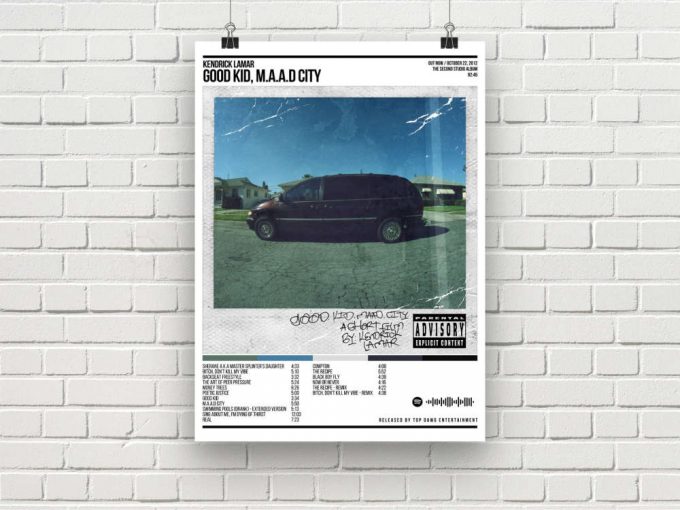 Kendrick Lamar Album Poster: Stylish Home Decor Gift