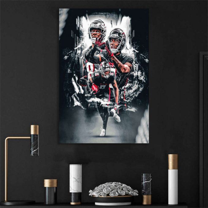 Kyle Pitts Poster For Home Decor Gift, Atlanta Falcons, Sports Print, Sports Player Print Poster For Home Decor Gift 3