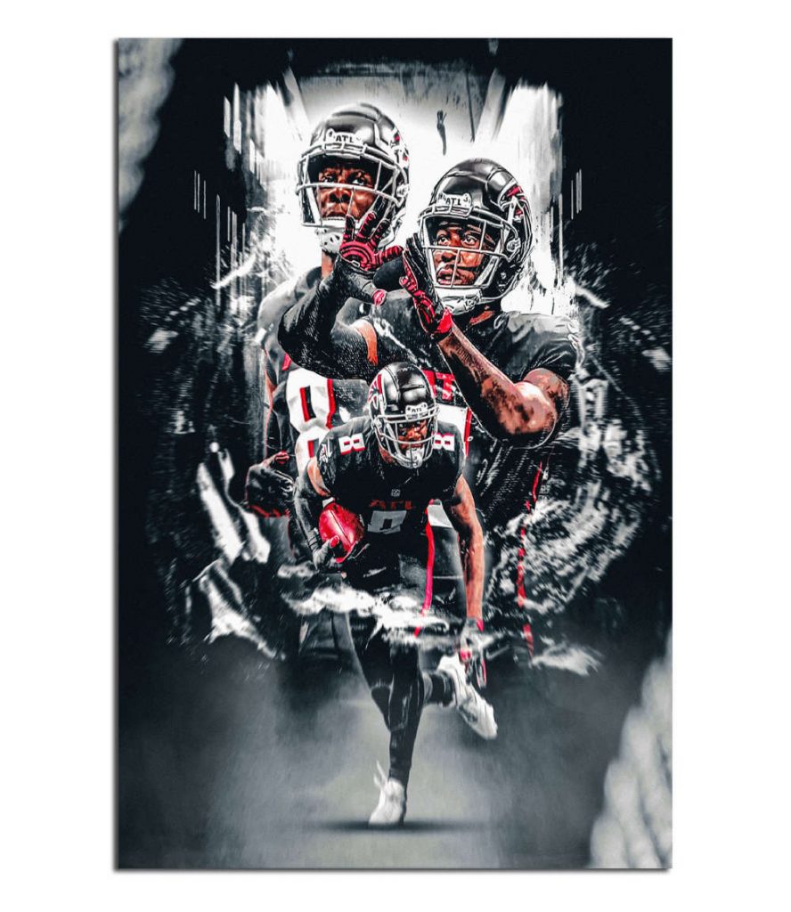 Kyle Pitts Poster For Home Decor Gift, Atlanta Falcons, Sports Print, Sports Player Print Poster For Home Decor Gift 12