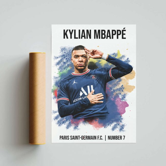 Kylian Mbappe Usa World Cup 2022 Qatar World Cup Poster For Home Decor Gift 3