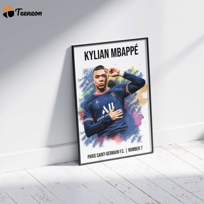 Kylian Mbappe Usa World Cup 2022 Qatar World Cup Poster For Home Decor Gift 1