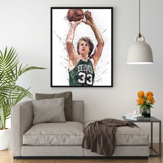 Score Big With A Larry Bird Home Decor Poster – Perfect Gift For Basketball Fans! 3