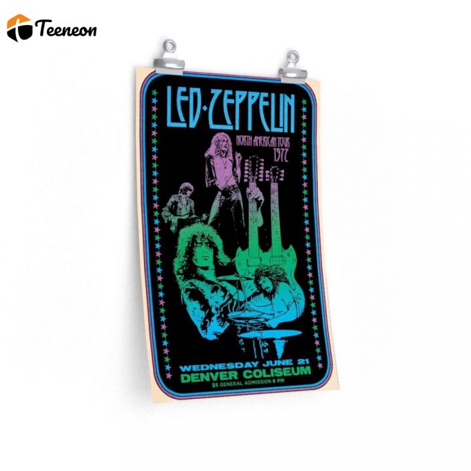 Led Zeppelin Concert Poster For Home Decor Gift 1