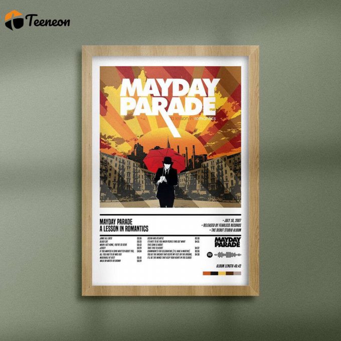 Mayday Parade Poster For Home Decor Gifts - A Lesson In Romantics Poster For Home Decor Gift 1