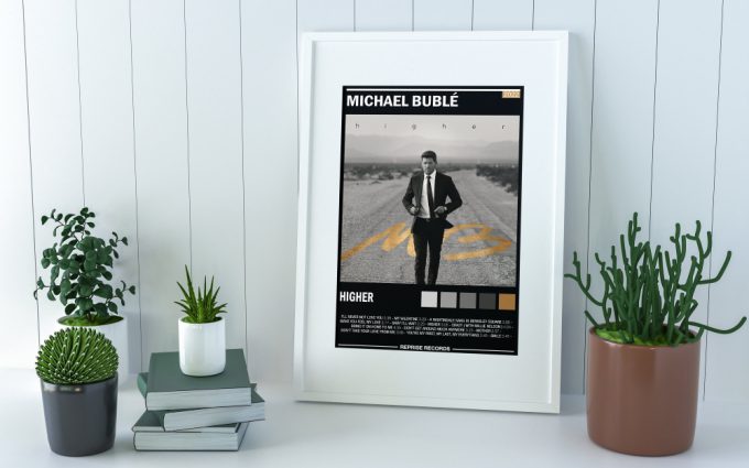 Micheal Buble - Higher Album Poster: Stylish Home Decor Gift 4