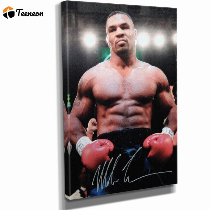 Mike Tyson Autographed Poster For Home Decor Gift 1