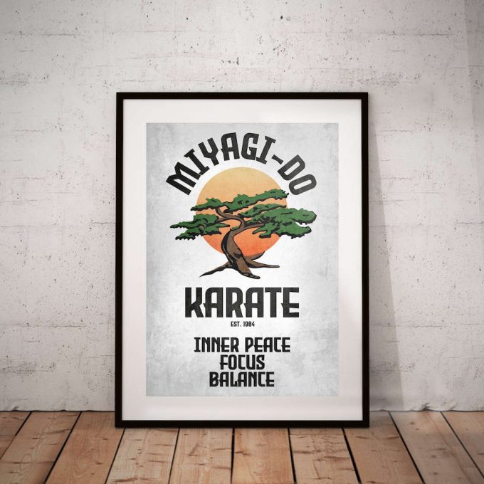 Miyagi Do Karate Cobra Kai Karate Kid Tv Movie Premium Matte Vertical Poster For Home Decor Gift 2