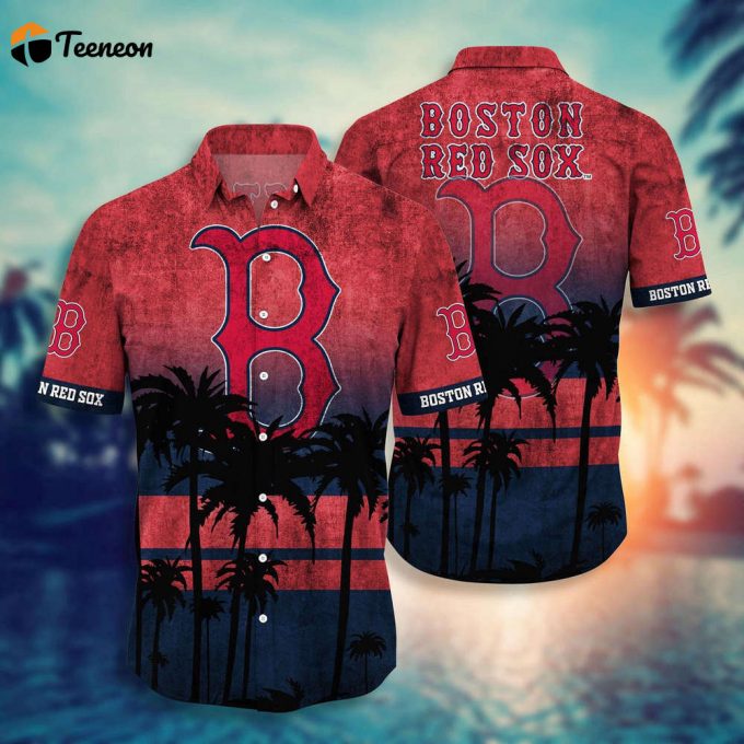 Mlb Boston Red Sox Hawaiian Shirt Swing Stylishly For Fans 1