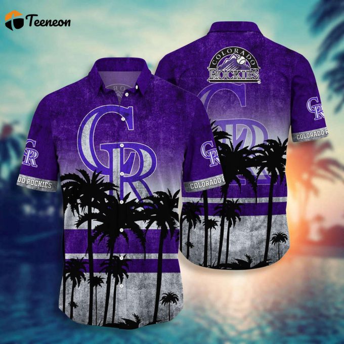 Mlb Colorado Rockies Hawaiian Shirt Swing Stylishly For Fans 1