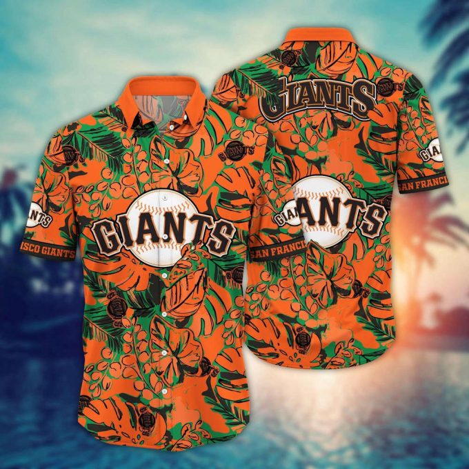 Mlb San Francisco Giants Hawaiian Shirt Flower Palm Tree Paradise For Fans 2