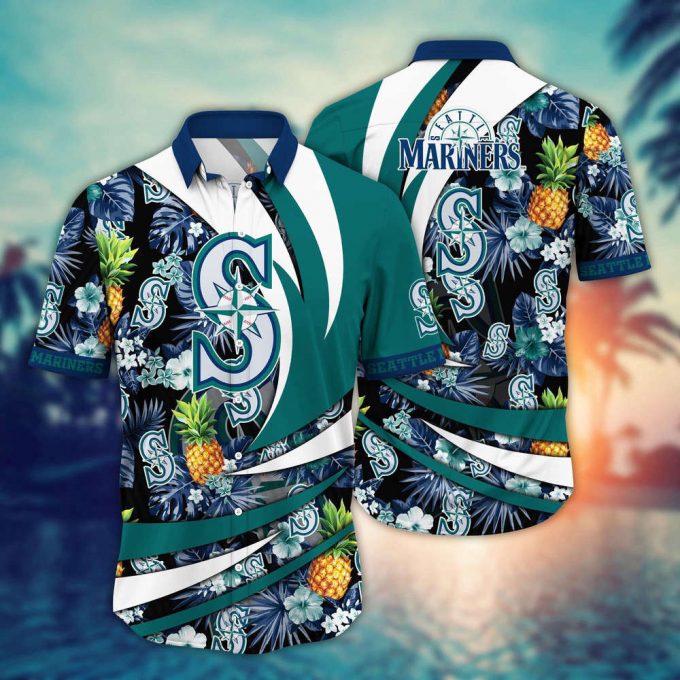 Mlb Seattle Mariners Hawaiian Shirt Flower Bloom In Glory For Fans 2