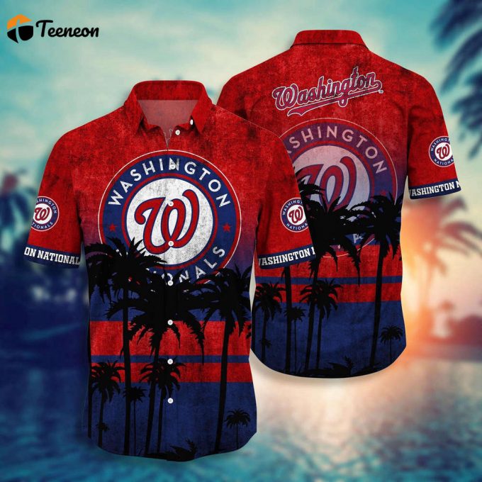 Mlb Washington Nationals Hawaiian Shirt Swing Stylishly For Fans 1