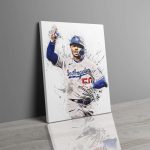 Mookie Betts Poster: Perfect Home Decor Gift for Baseball Fans!