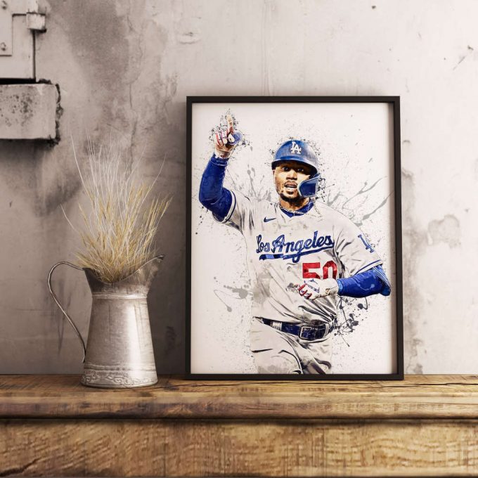 Mookie Betts Poster: Perfect Home Decor Gift For Baseball Fans!