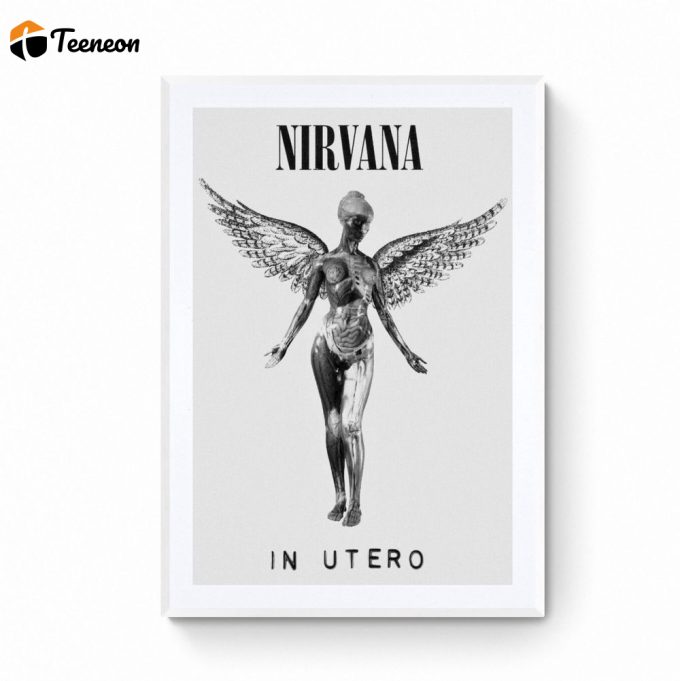 Nirvana In Utero Poster: Home Decor Gift For Music Lovers 1