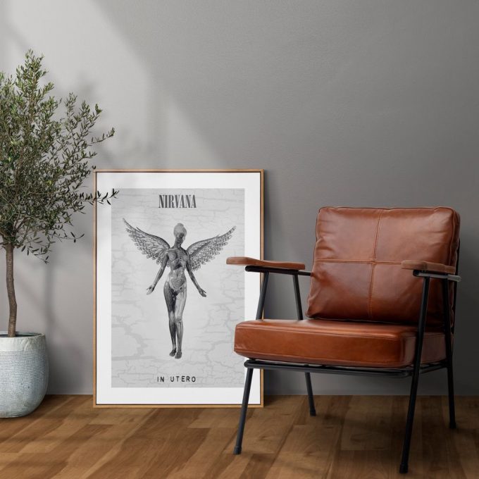 Nirvana Poster For Home Decor Gift | In Utero | Album Poster For Home Decor Gift | Album Cover Poster For Home Decor Gift 3