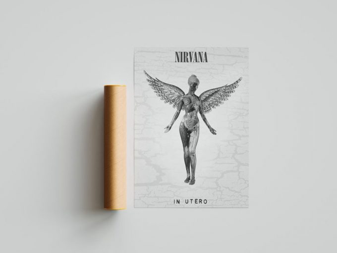 Nirvana Poster For Home Decor Gift | In Utero | Album Poster For Home Decor Gift | Album Cover Poster For Home Decor Gift 4