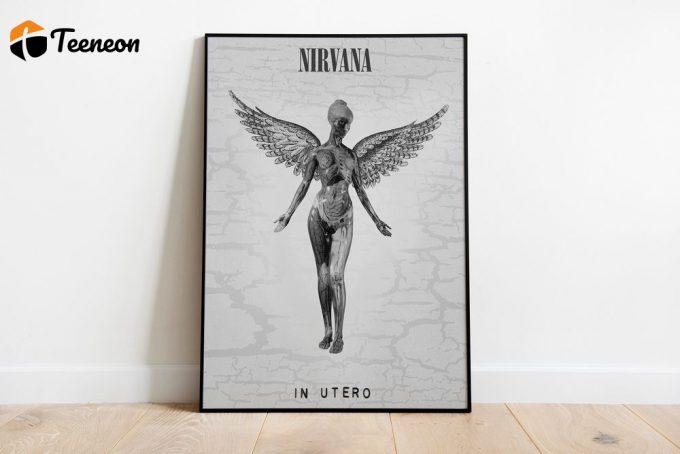 Nirvana Poster For Home Decor Gift | In Utero | Album Poster For Home Decor Gift | Album Cover Poster For Home Decor Gift 1