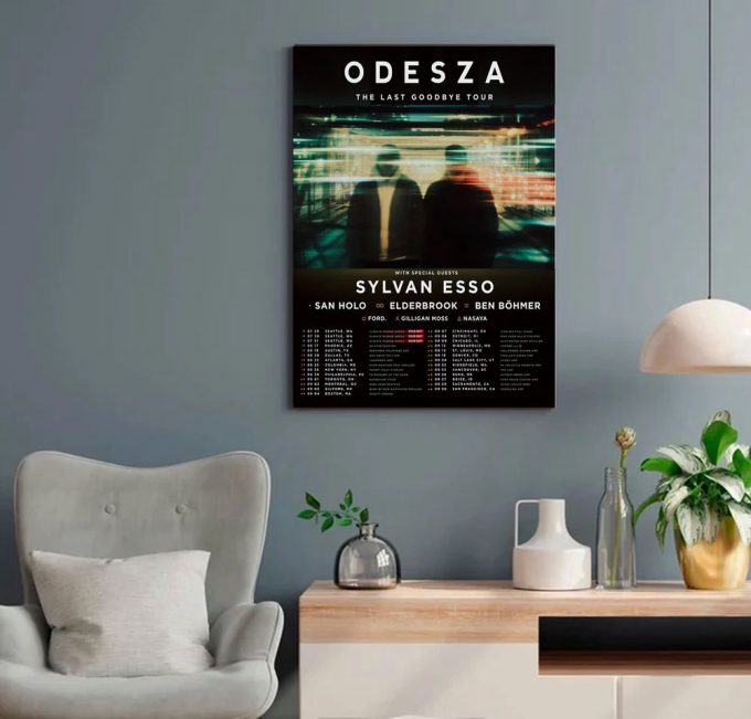 Odesza The Last Goodbye Tour 2022 Premium Matte Vertical Poster For Home Decor Gift 2