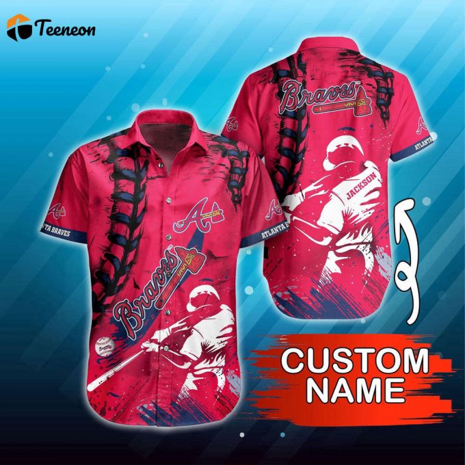 Personalized Mlb Atlanta Braves Hawaiian Shirt Summer Symphony For Fans 1