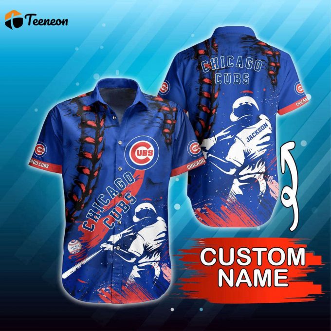 Personalized Mlb Chicago Cubs Hawaiian Shirt Summer Symphony For Fans 1