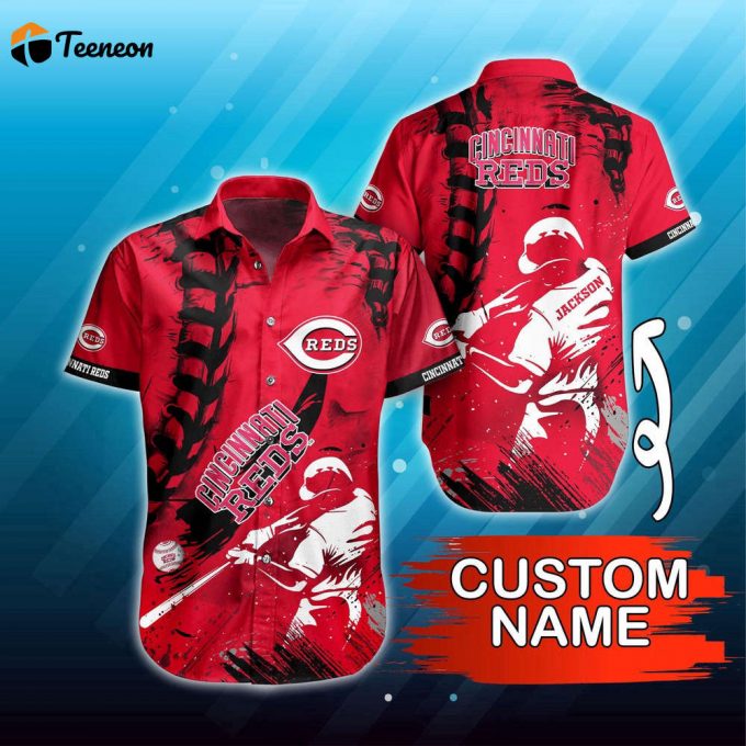 Personalized Mlb Cincinnati Reds Hawaiian Shirt Summer Symphony For Fans 1