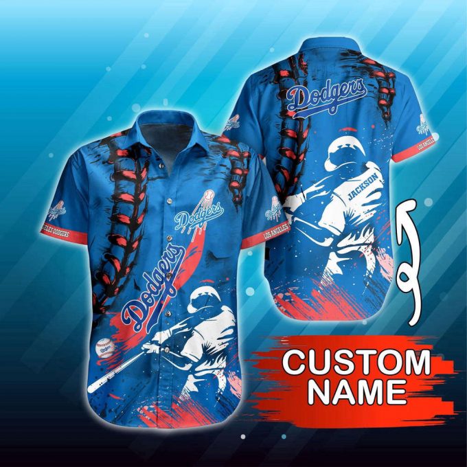 Personalized Mlb Los Angeles Dodgers Hawaiian Shirt Summer Symphony For Fans 2