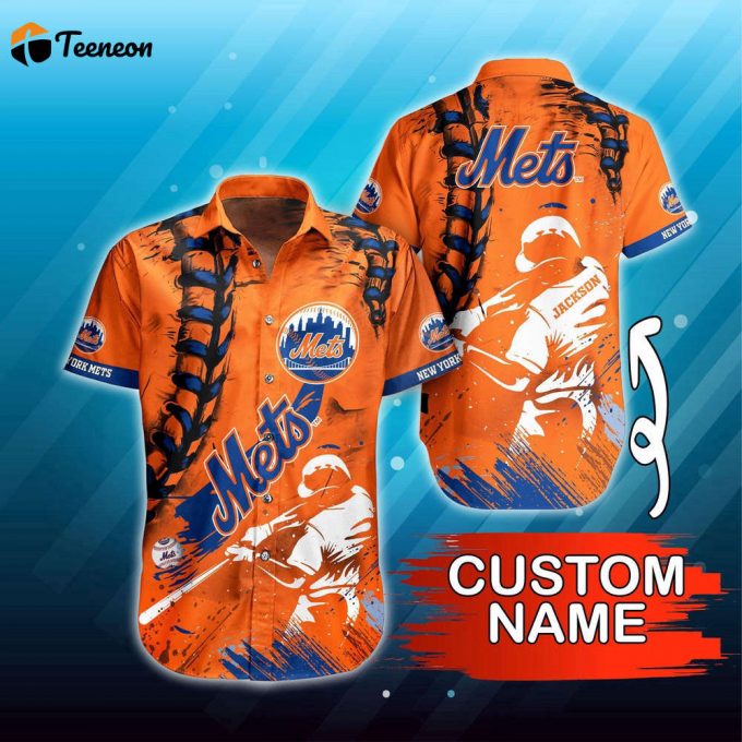 Personalized Mlb New York Mets Hawaiian Shirt Summer Symphony For Fans 1