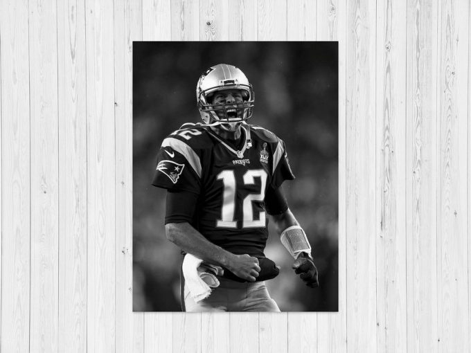 Tom Brady Poster: Stunning Home Decor Gift Featuring Iconic Photo 2